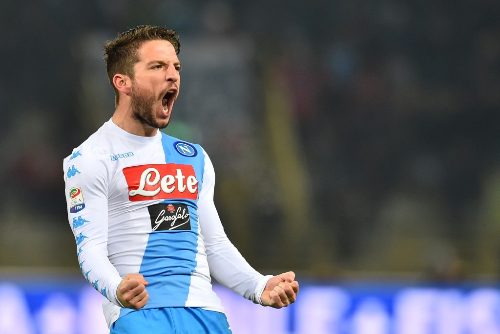 Dries Mertens has been in blistering form for Napoli this season. (Photo courtesy - Giuseppe Cacace/AFP/Getty Images)