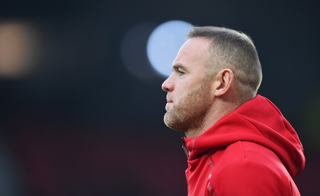 MANCHESTER, ENGLAND - JANUARY 29: Wayne Rooney of Manchester United warms up prior to the Emirates FA Cup Fourth round match between Manchester United and Wigan Athletic at Old Trafford on January 29, 2017 in Manchester, England. (Photo by Laurence Griffiths/Getty Images)