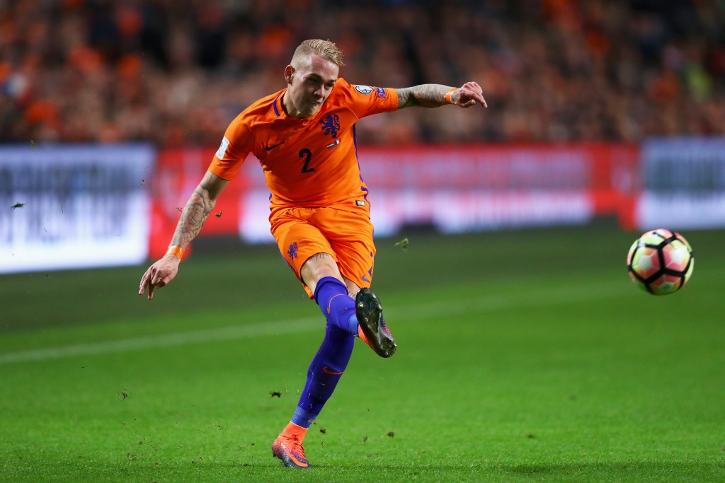 AMSTERDAM, NETHERLANDS - OCTOBER 10: Rick Karsdorp of the Netherlands in action during the FIFA 2018 World Cup Qualifier between Netherlands and France held at Amsterdam Arena on October 10, 2016 in Amsterdam, Netherlands. (Photo by Dean Mouhtaropoulos/Getty Images)