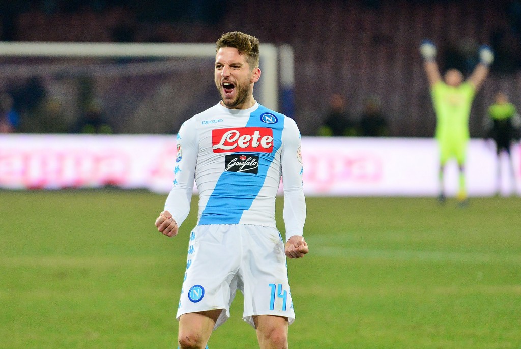 Dries Mertens has been prolific for Napoli this season. (Photo courtesy - Francesco Pecoraro/Getty Images)