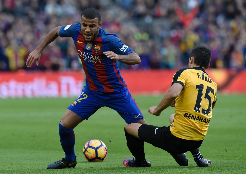 Could Rafinha be a Real Madrid player soon? (Photo courtesy - Lluis Gene/AFP/Getty Images)