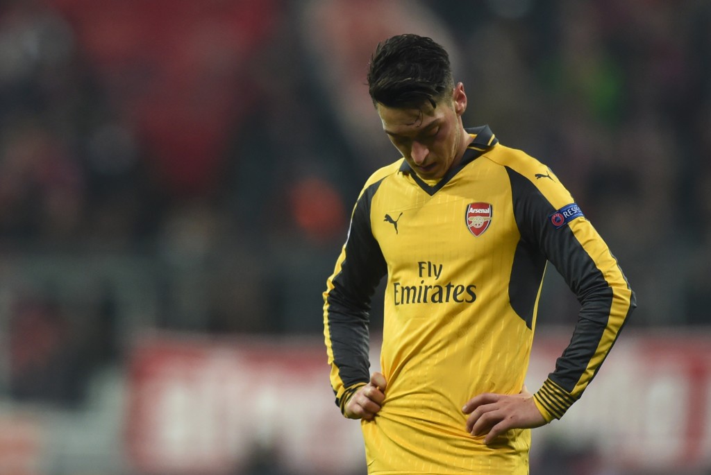 2016/17 has been a frustrating season for Ozil. (Photo courtesy - Christof Stache/AFP/Getty Images)