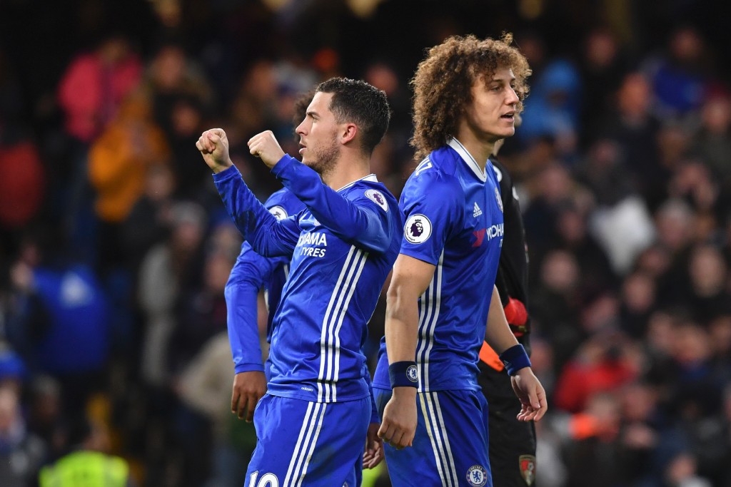 Eden Hazard was on fire as the False nine in the reverse fixture at Stamford Bridge. (Photo courtesy - Ben Stansall/AFP/Getty Images)