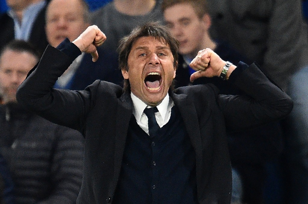 Will Antonio Conte have more cause for celebration on Saturday? (Photo courtesy - Glyn Kirk/AFP/Getty Images)