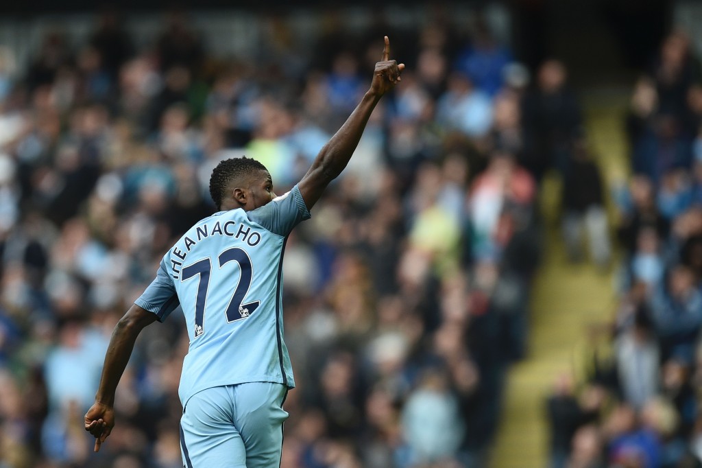 Manchester City's forgotten man Kelechi Iheanacho scored the vital equaliser for his side in the reverse fixture. (Photo courtesy - Oli Scarff/AFP/Getty Images)