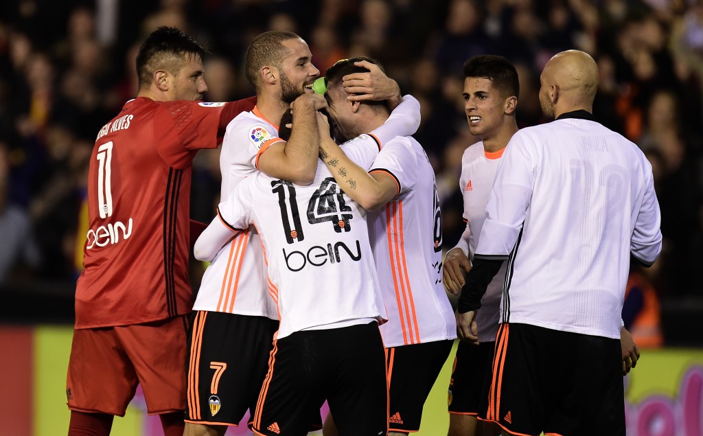 Valencia handed Real Madrid a shock loss in the reverse fixture. (Photo courtesy - Jose Jordan/AFP/Getty Images)