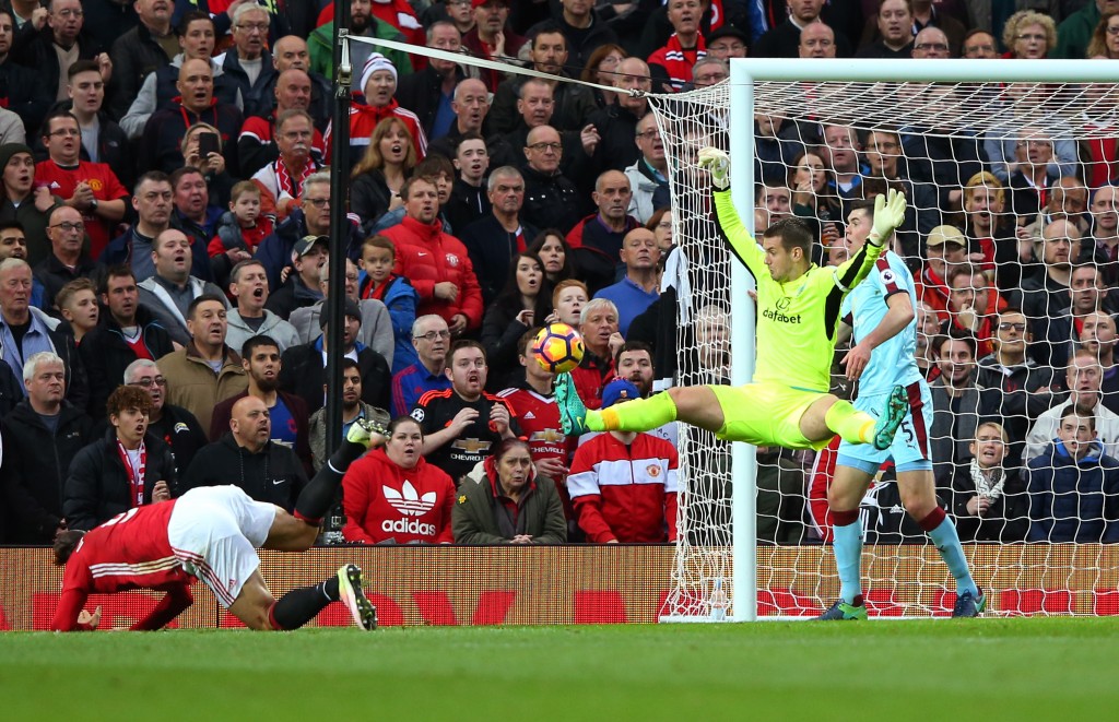 Another Tom Heaton special will be needed to frustrate the visiting Manchester United. (Photo courtesy - Alex Livesey/Getty Images)