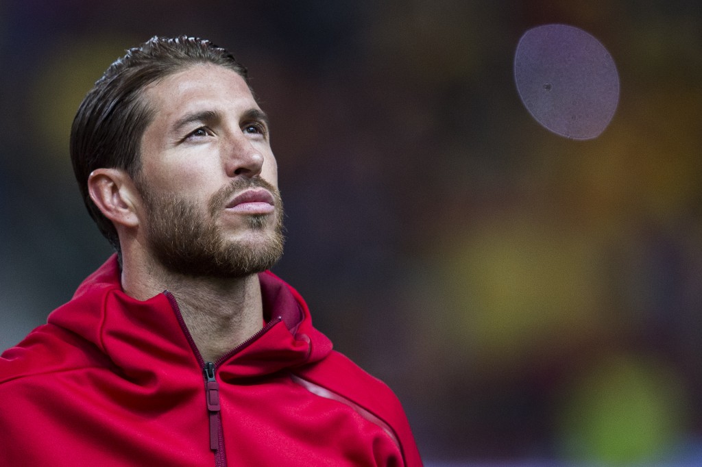 GIJON, SPAIN - MARCH 24: Sergio Ramos of Spain looks on prior to the FIFA 2018 World Cup Qualifier between Spain and Israel at Estadio El Molinon on March 24, 2017 in Gijon, Spain. (Photo by Juan Manuel Serrano Arce/Getty Images)