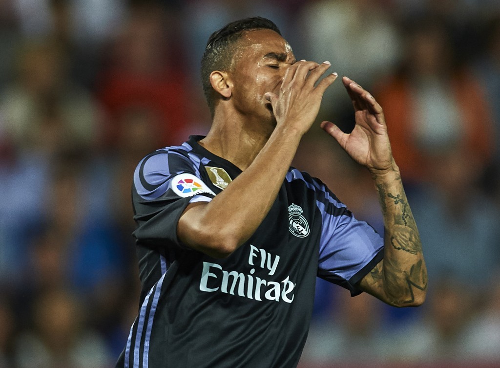 Danilo has endured a frustrating spell at Real Madrid. (Photo courtesy - Aitor Alcalde/Getty Images)