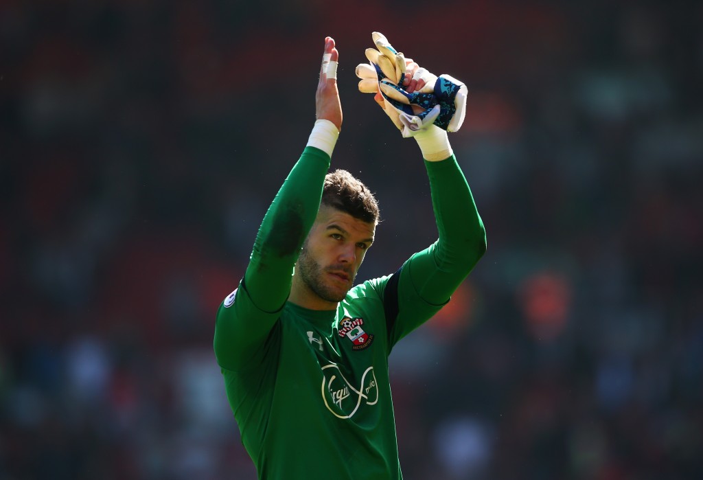 Fraser Forster has recorded 14 clean sheets. (Photo by Alex Livesey/Getty Images)
