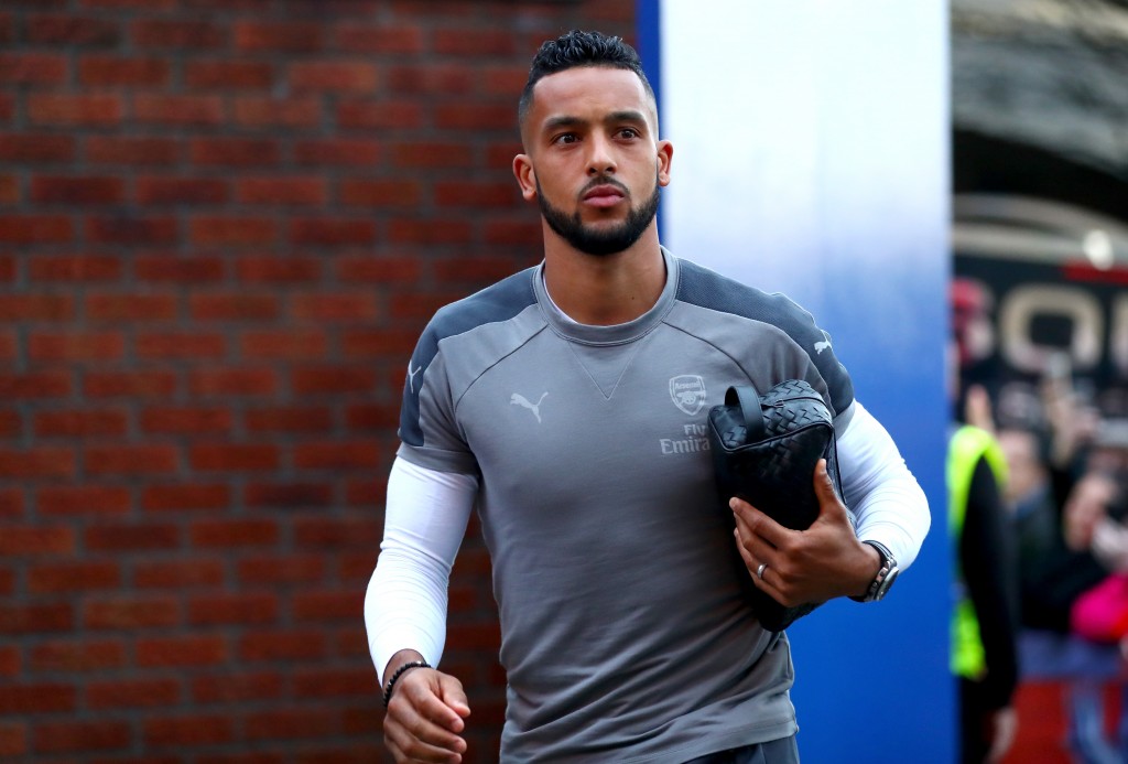 LONDON, ENGLAND - APRIL 10: Theo Walcott of Arsenal arrives prior to the Premier League match between Crystal Palace and Arsenal at Selhurst Park on April 10, 2017 in London, England. (Photo by Clive Rose/Getty Images)
