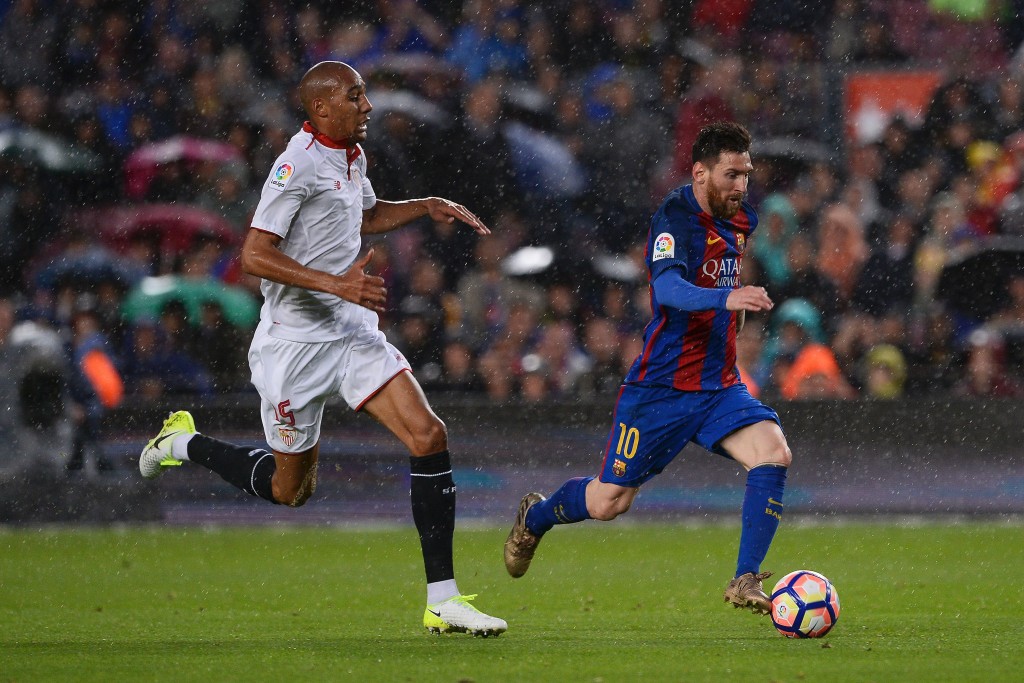Will N'Zonzi be lining up alongside Lionel Messi next season? (Photo courtesy - Josep Lago/AFP/Getty Images)