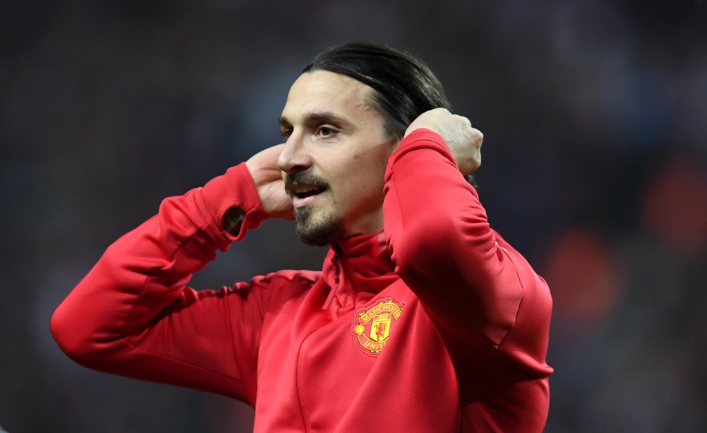 Manchester United's Swedish striker Zlatan Ibrahimovic reacts after victory in the UEFA Europa League final football match Ajax Amsterdam v Manchester United on May 24, 2017 at the Friends Arena in Solna outside Stockholm. / AFP PHOTO / Paul ELLIS (Photo credit should read PAUL ELLIS/AFP/Getty Images)