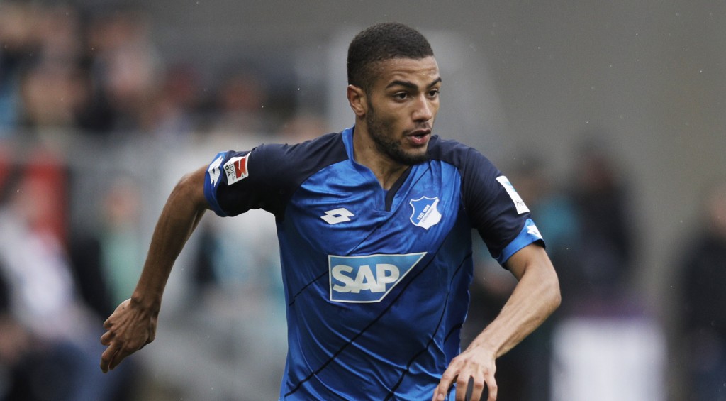SINSHEIM, GERMANY - APRIL 15: Jeremy Toljan of 1899 Hoffenheim in action during the Bundesliga match between TSG 1899 Hoffenheim and Borussia Moenchengladbach at Wirsol Rhein-Neckar-Arena on April 15, 2017 in Sinsheim, Germany. (Photo by Adam Pretty/Bongarts/Getty Images)