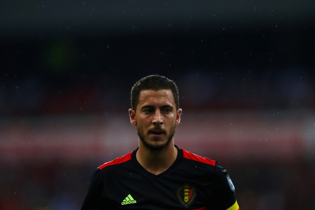 Eden Hazard's outing for Belgium could have gone horribly wrong. (Photo courtesy -Dean Mouhtaropoulos/Getty Images)