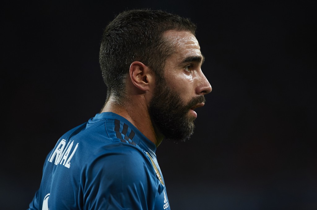 Carvajal needs to pull his socks up. (Photo courtesy - Manuel Queimadelos Alonso/Getty Images,)