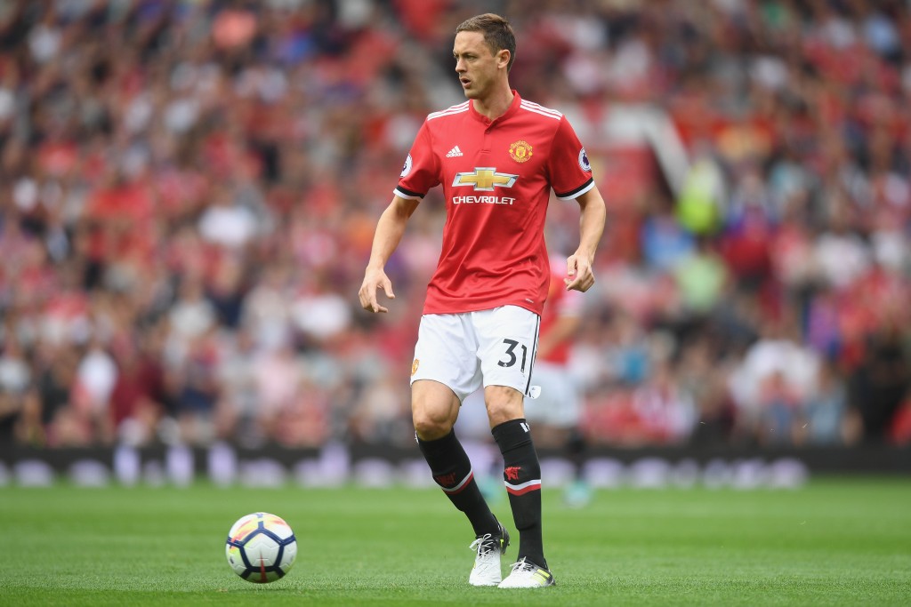 MANCHESTER, ENGLAND - AUGUST 13: Nemanja Matic of Manchester United in action during the Premier League match between Manchester United and West Ham United at Old Trafford on August 13, 2017 in Manchester, England. (Photo by Michael Regan/Getty Images)