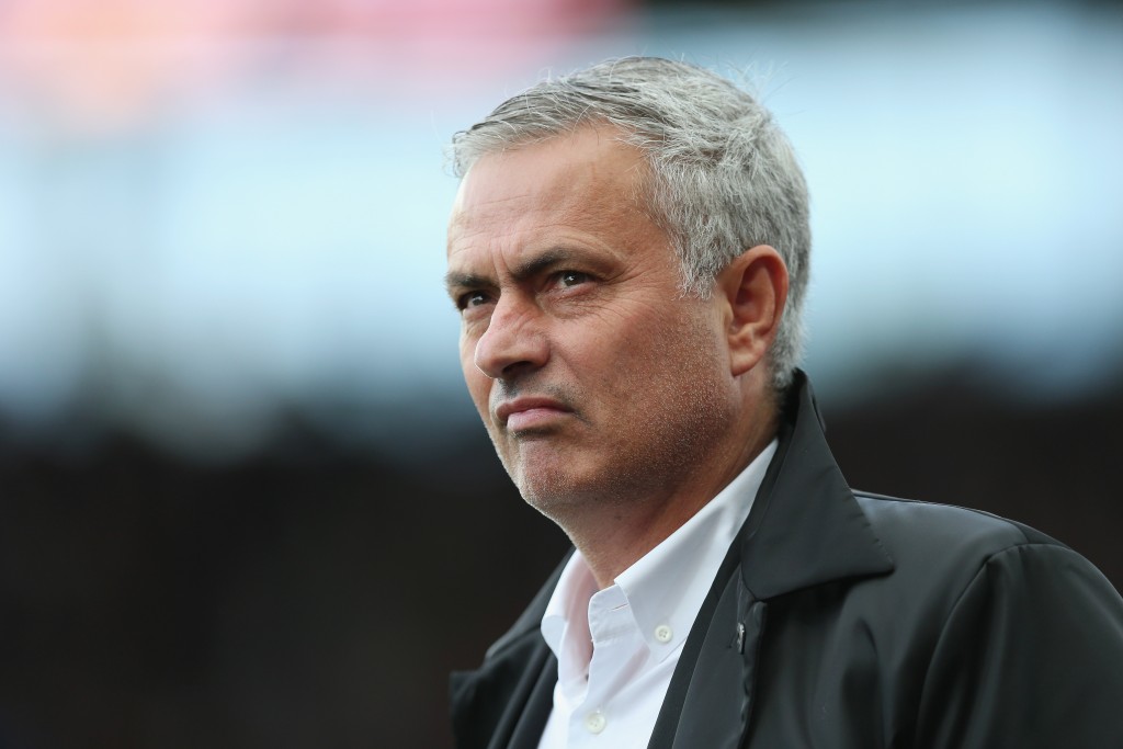 STOKE ON TRENT, ENGLAND - SEPTEMBER 09: Manchester United manager Jose Mourinho walks out prior to the Premier League match between Stoke City and Manchester United at Bet365 Stadium on September 9, 2017 in Stoke on Trent, England. (Photo by Alex Morton/Getty Images)