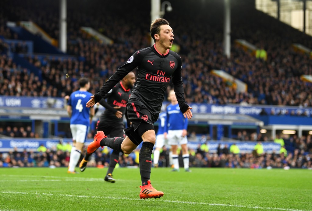 Will Ozil break Manchester City hearts on Sunday? (Photo courtesy - Gareth Copley/Getty Images)