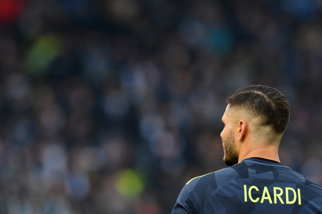 FERRARA, ITALY - JANUARY 28: Mauro Emanuel Icardi of FC Internazionale looks on during the serie A match between Spal and FC Internazionale at Stadio Paolo Mazza on January 28, 2018 in Ferrara, Italy. (Photo by Alessandro Sabattini/Getty Images)