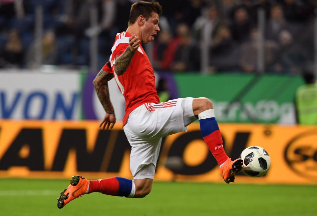 Smolov scored the only goal for Russia (KIRILL KUDRYAVTSEV/AFP/Getty Images)
