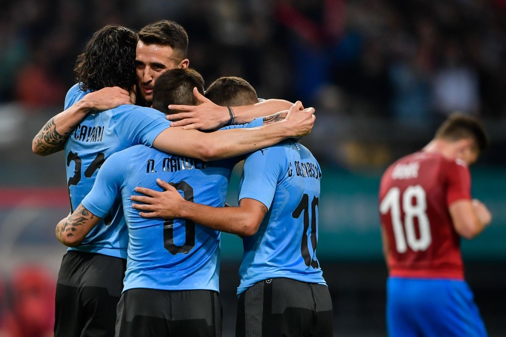 An easy win for Uruguay (Photo - AFP/Getty Images)