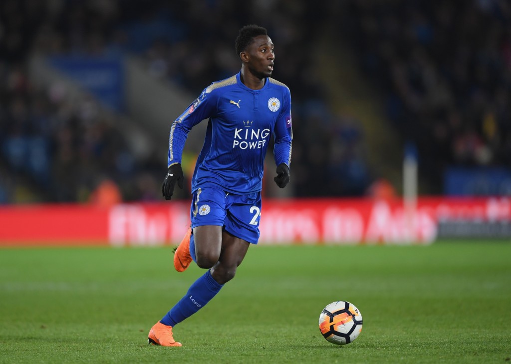LEICESTER, ENGLAND - FEBRUARY 16: Wilfred Ndidi of Leicester City runs with the ball during the The Emirates FA Cup Fifth Round between Leicester City and Sheffield United at The King Power Stadium on February 16, 2018 in Leicester, England. (Photo by Shaun Botterill/Getty Images)