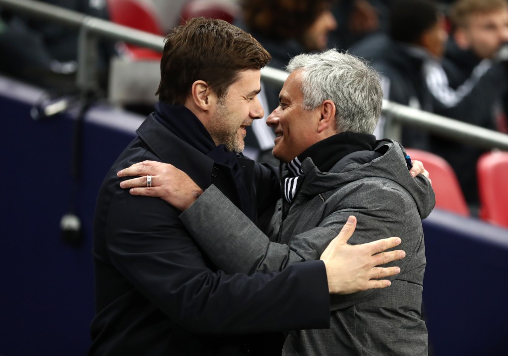 The current Manchester United boss and his successor? (Photo courtesy - Catherine Ivill/Getty Images)
