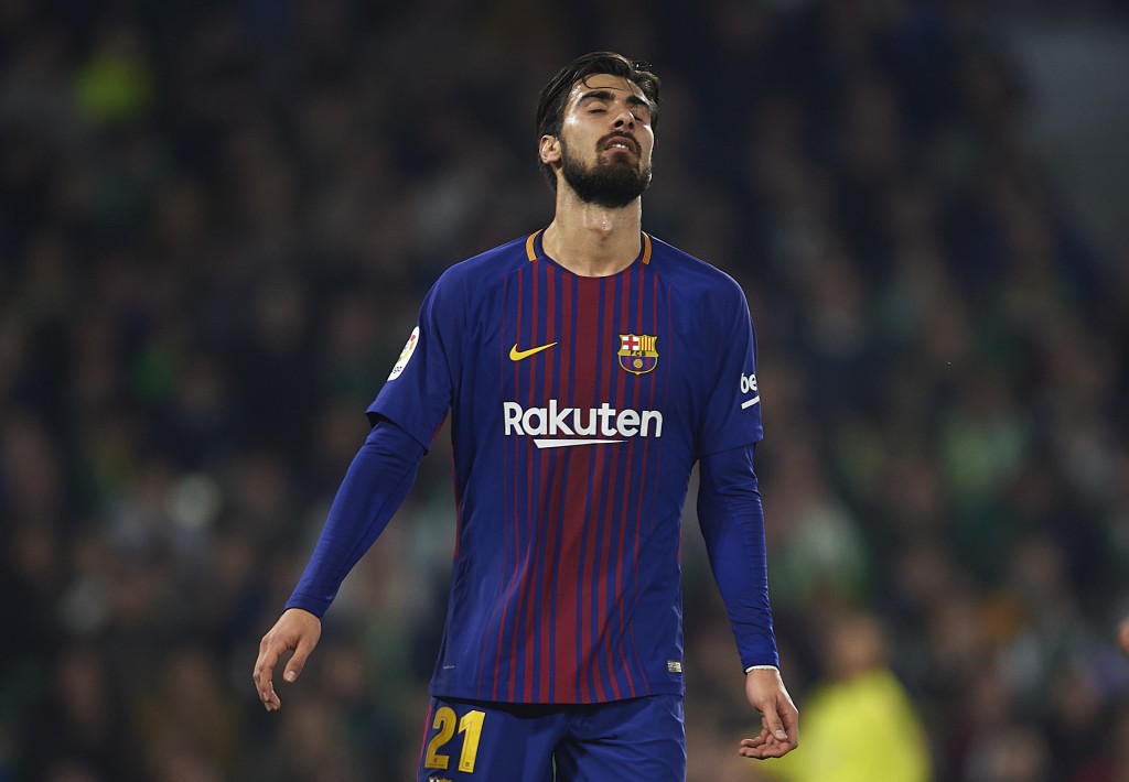 Gomes has endured a torrid time with Barcelona. (Photo by Aitor Alcalde/Getty Images)