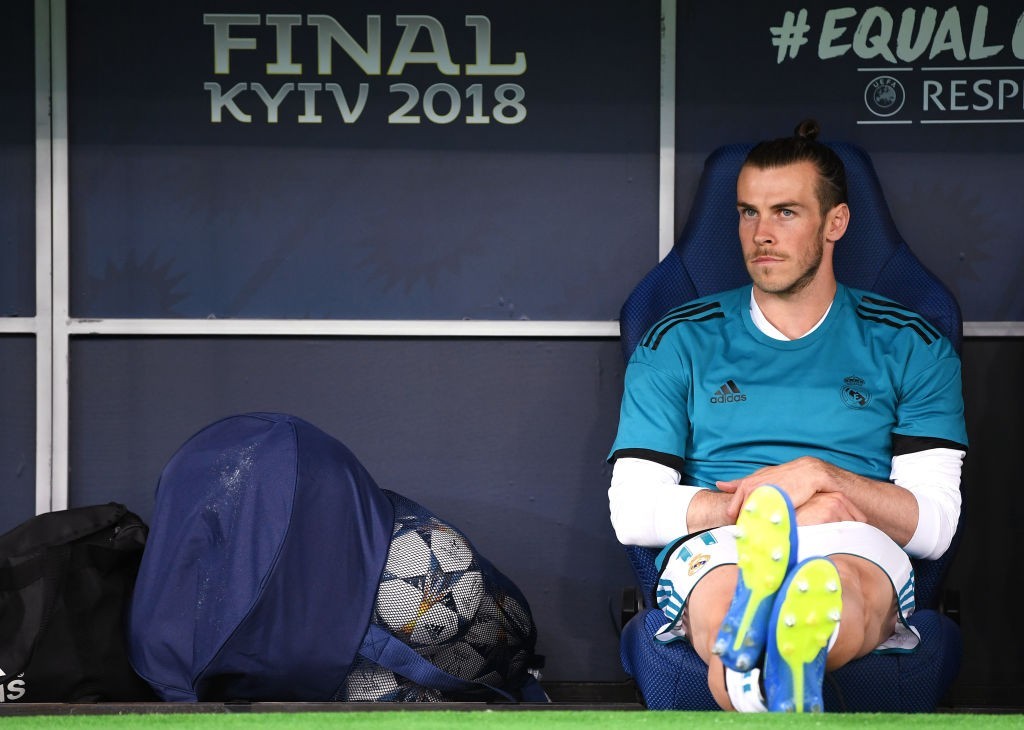 Bale has been left frustrated by being benched at Real Madrid. (Photo by Michael Regan/Getty Images)
