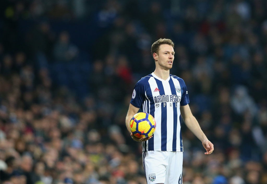 Jonny Evans could be available on the cheapo after West Brom's relegation, but would likely prefer a move to Manchester City off they come calling again. (Photo courtesy: AFP/Getty)
