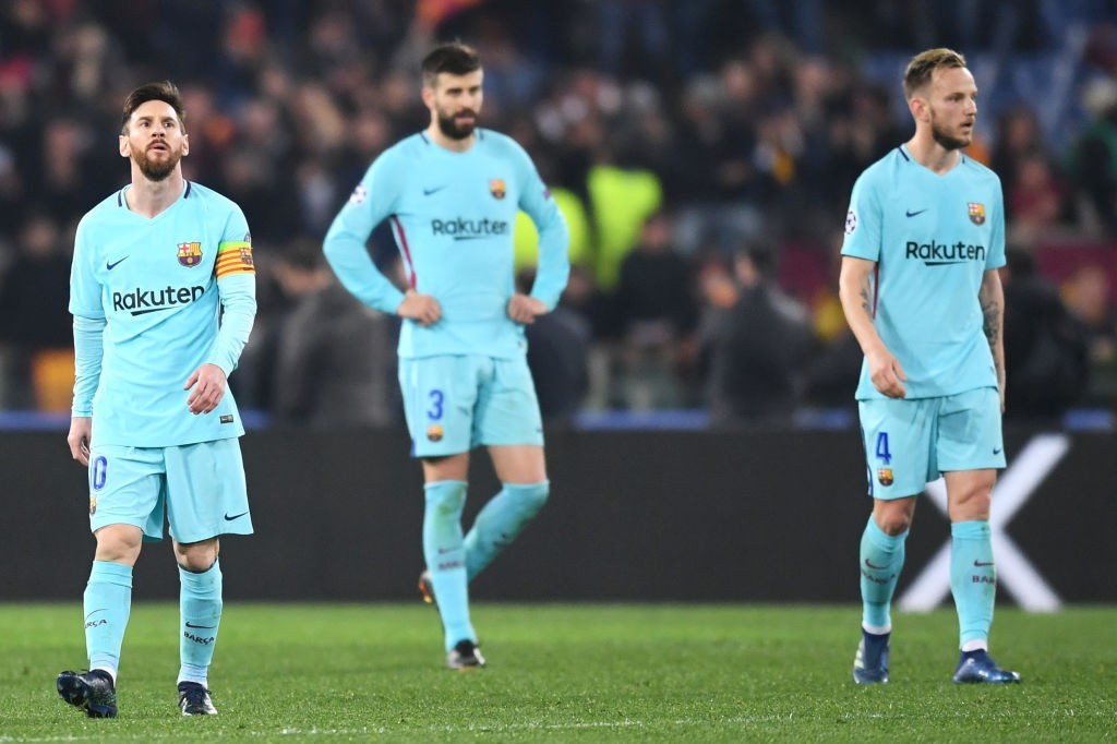 It didn't all go Barcelona's way. (Photo courtesy - Michael Regan/Getty Images)