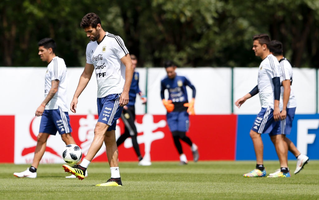 Can Federico Fazio tighten a haphazard Argentina defence in their game against Nigeria? (Photo courtesy: AFP/Getty)