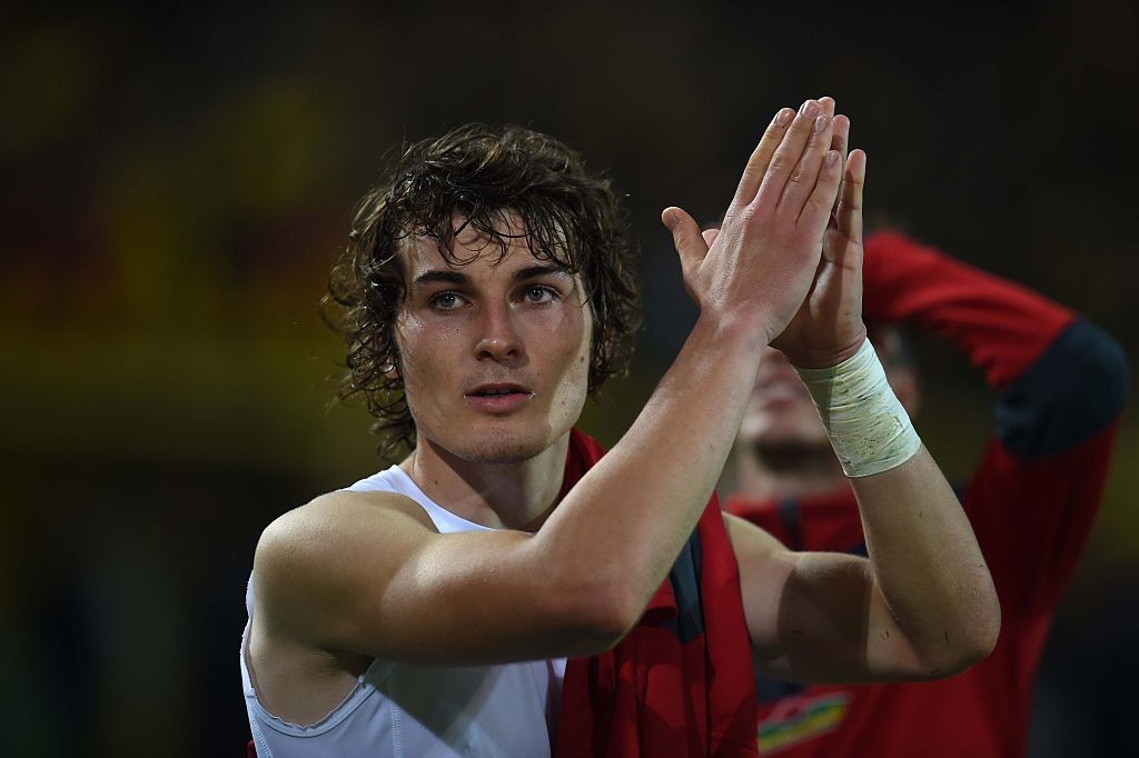 Caglar Soyuncu is back in the Turkey squad. (Photo by Patrik Stollarz/AFP/Getty Images)