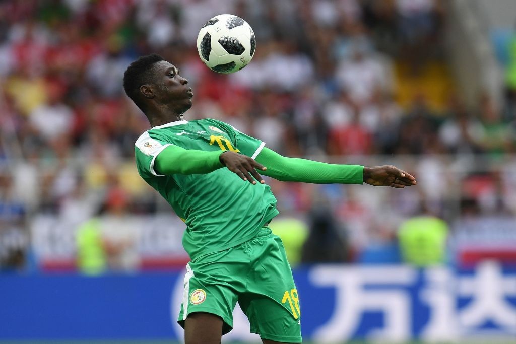 Ismaila Sarr can cause Japan problems on Sunday (Photo by PATRIK STOLLARZ/AFP/Getty Images)