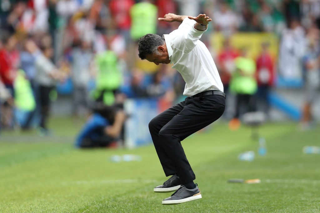 Juan Carlos Osorio has had every reason to celebrate thus far. (Photo courtesy - Clive Rose/Getty Images)