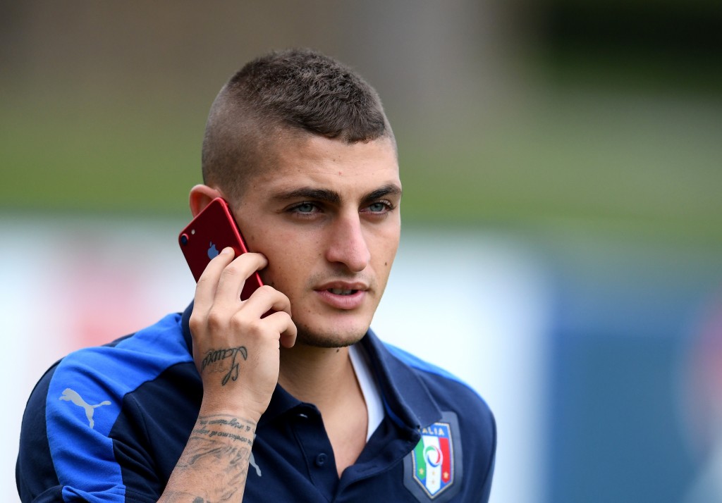 Marco Verratti is not a part of the Italy squad. (Photo by Claudio Villa/Getty Images)