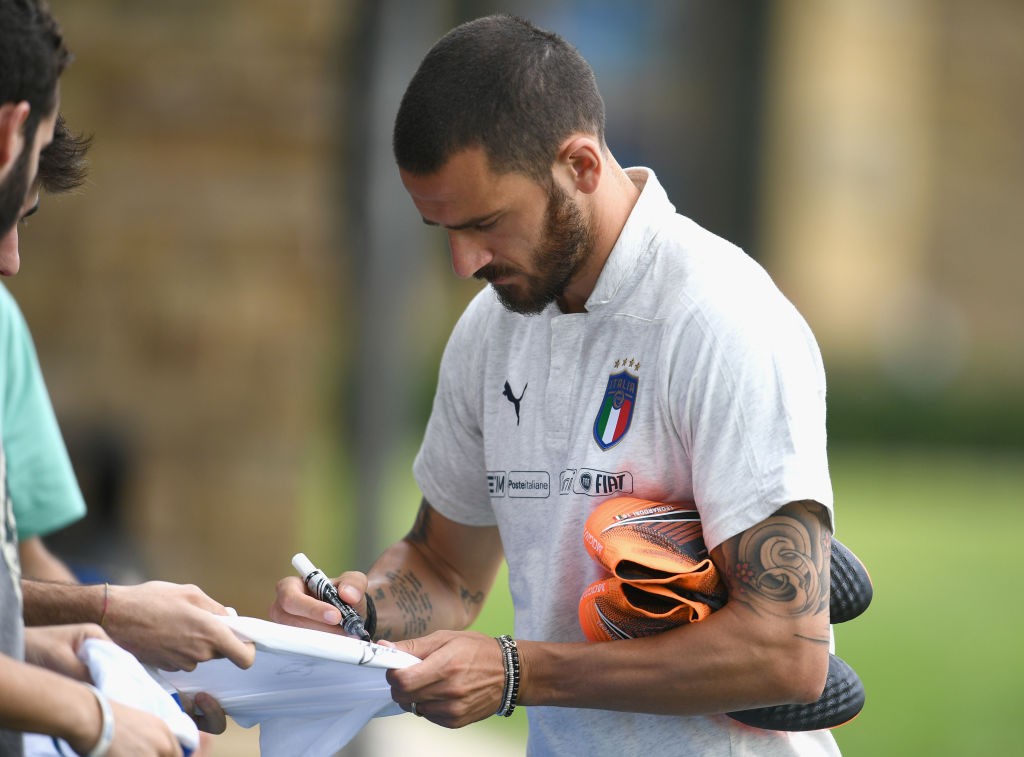 Leonardo Bonucci is ruled out with an injury (Photo by Claudio Villa/Getty Images)