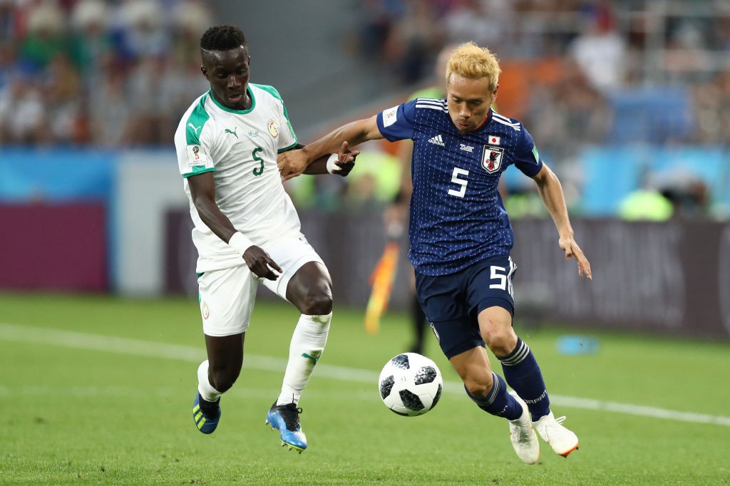 Yuto Nagatomo had a good game for Japan and also set up his team's first equaliser. (Photo courtesy: AFP/Getty)