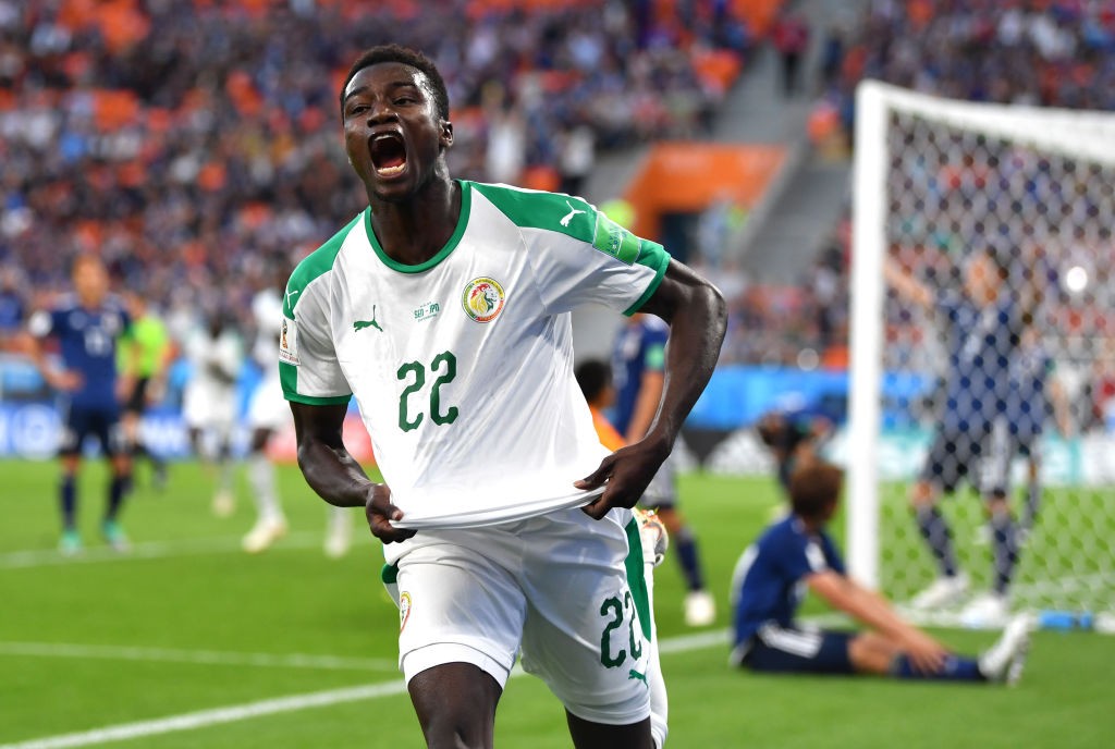Moussa Vague had a top quality game as he set up one and scored another in Senegal-s 2-2 draw with Japan. (Photo courtesy: AFP/Getty)