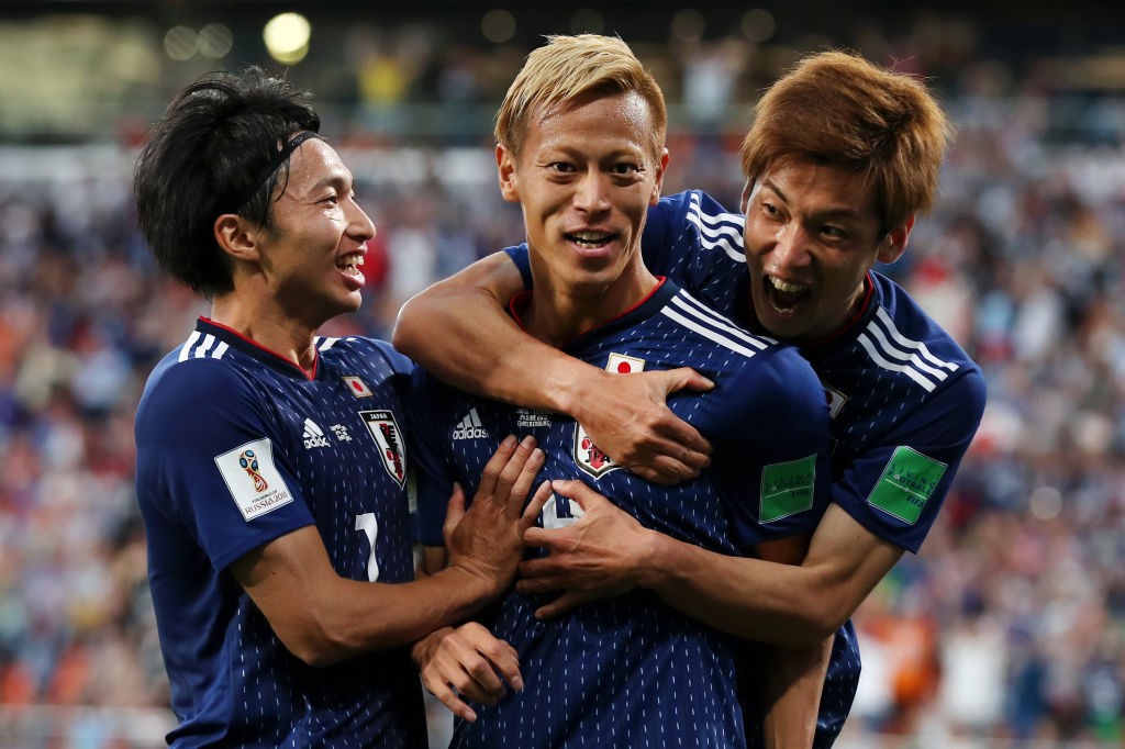 Keisuke Honda came off the bench to score a vital equaliser for Japan. (Photo courtesy: AFP/Getty)
