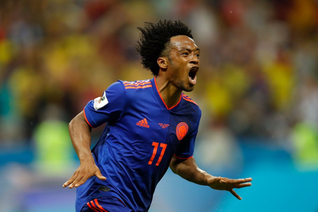 The key man for Colombia. (Photo courtesy - Julian Finney/Getty Images)