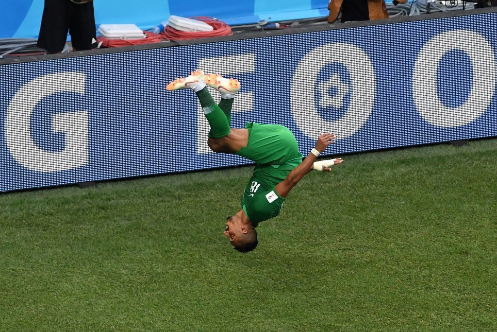 Salem Al-Dawsari turned the match upside down. (Photo courtesy - Laurence Griffiths/Getty Images)