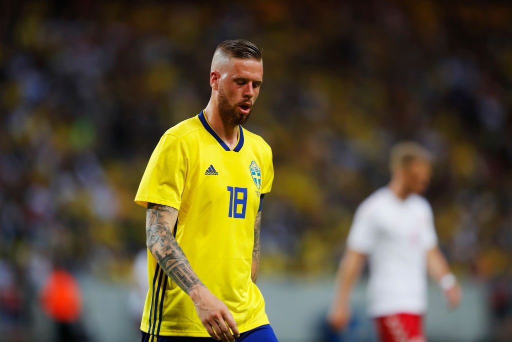 Pontus Jansson is one of three Brentford players unavailable for the visit of Newcastle United. (Photo by Nils Petter Nilsson/Ombrello/Getty Images)
