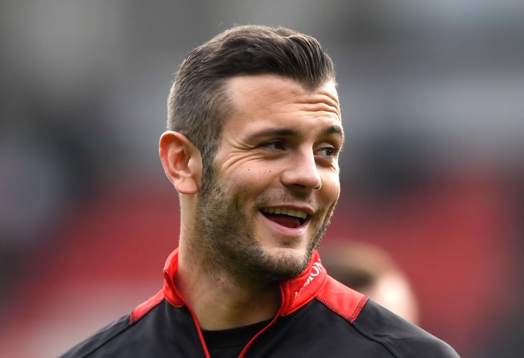 BOURNEMOUTH, ENGLAND - MARCH 11: Jack Wilshere of AFC Bournemouth looks on while warming up prior to the Premier League match between AFC Bournemouth and West Ham United at Vitality Stadium on March 11, 2017 in Bournemouth, England. (Photo by Stu Forster/Getty Images)
