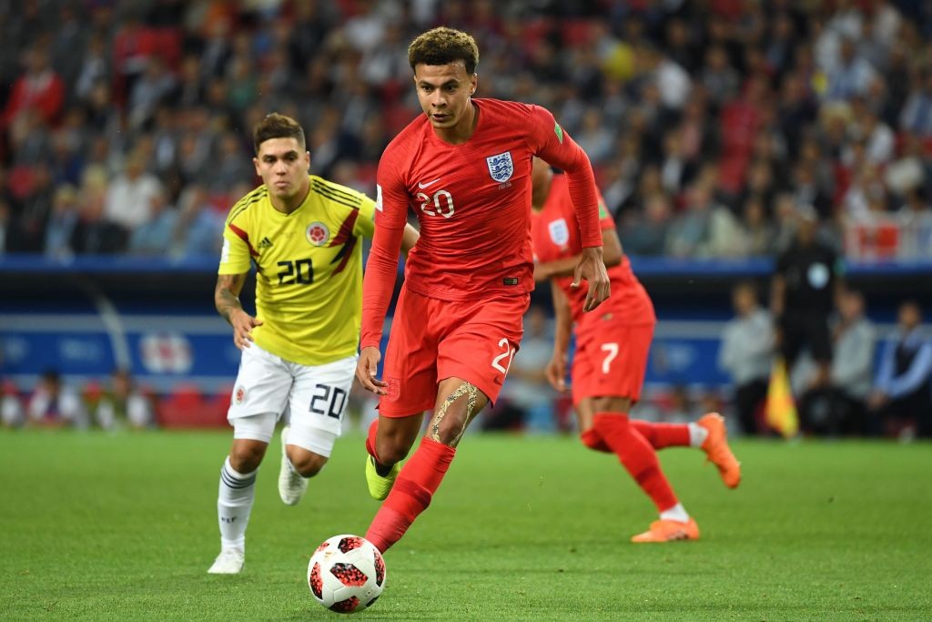 Dele Alli could be sidelined or or the bench after receiving a knock against Colombia. (Photo courtesy: AFP/Getty)