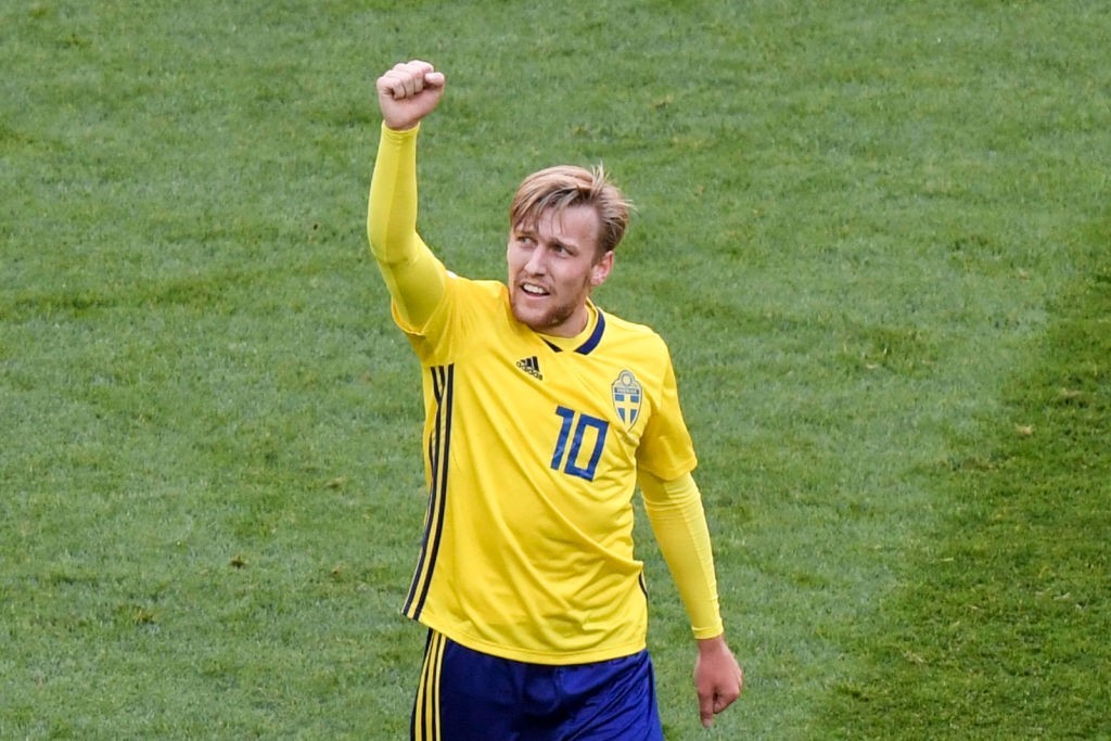 Emil Forsberg will be key to Sweden's chances against England. (Photo courtesy: AFP/Getty)