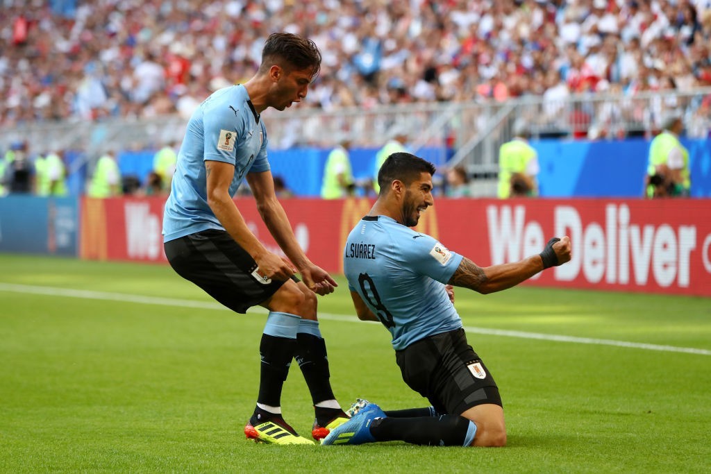 Could Bentancur join Suarez at Barcelona after the World Cup? (Photo courtesy - Dean Mouhtaropoulos/Getty Images)