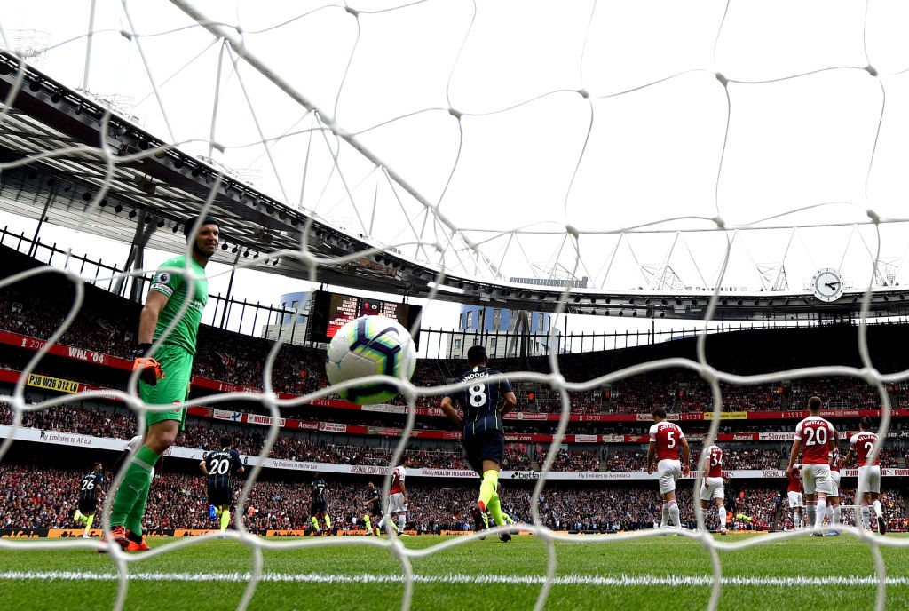 Despite allowing two goals, Petr Cech was Arsenal's best player against Manchester City. (Photo courtesy: AFP/Getty)