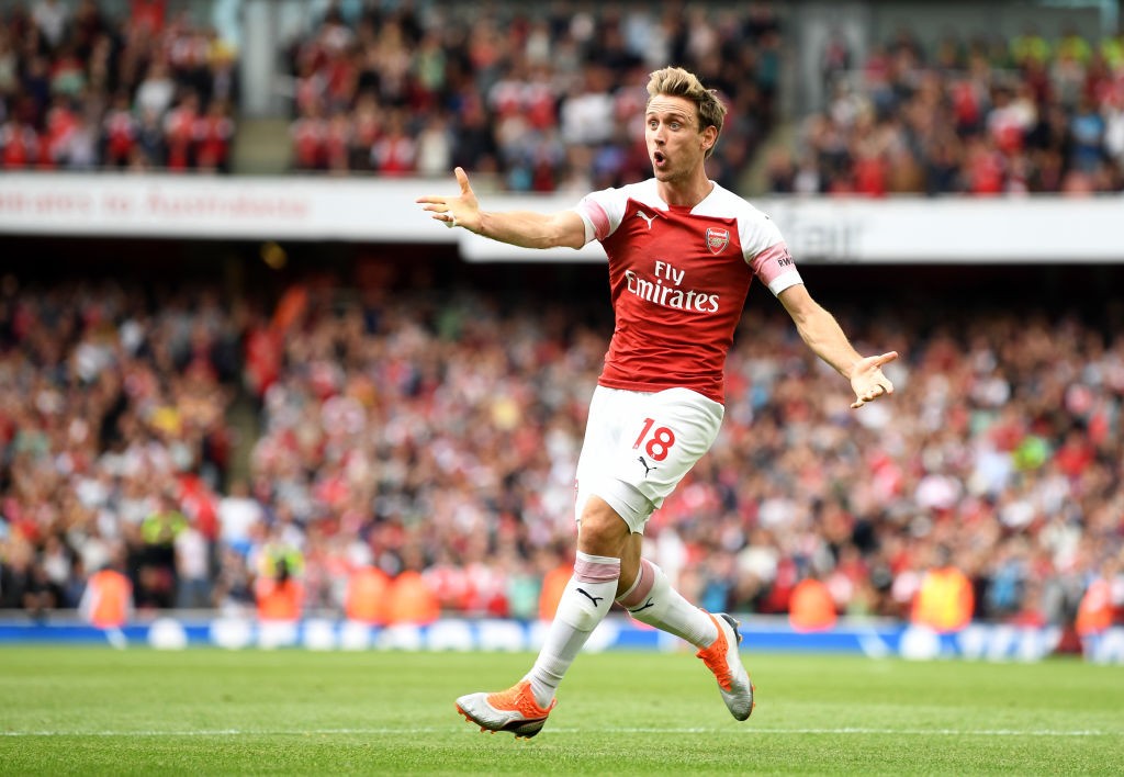 Monreal got Arsenal's equaliser against West Ham. (Photo ccourtesy: AFP/Getty)